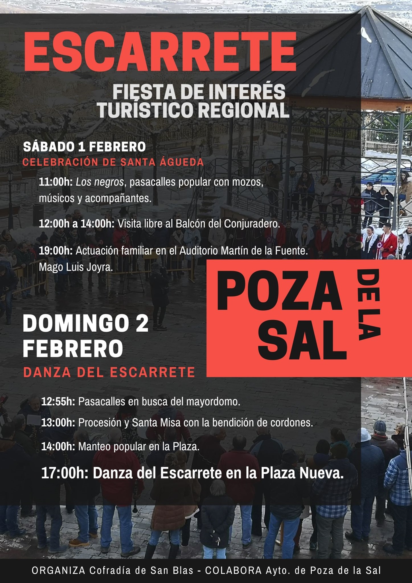 Danza del Escarrete 2020 Poza de la Sal
